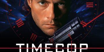 Timecop, película de ciencia ficción, Jean-Claude Van Damme, viajes en el tiempo, acción de los 90, aventuras temporales.